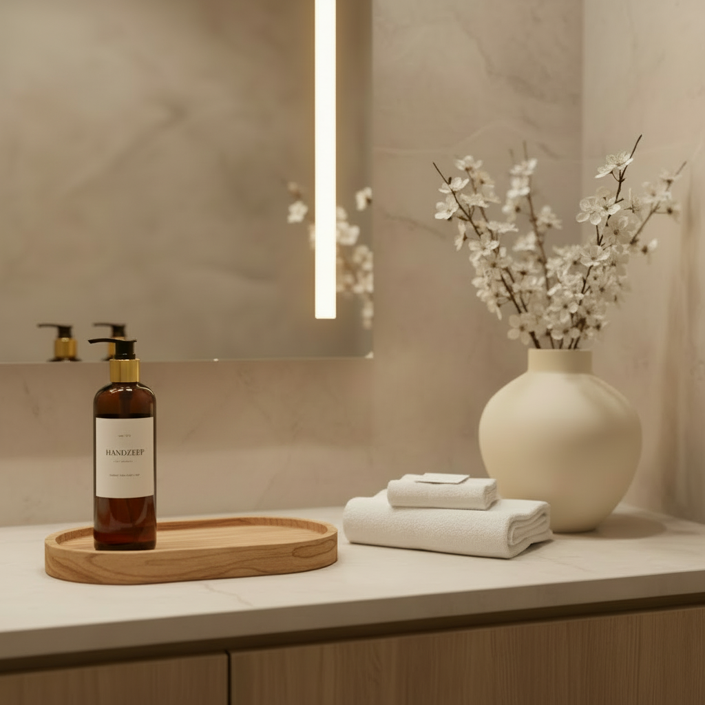 Bouteilles élégantes ambré - Design minimaliste