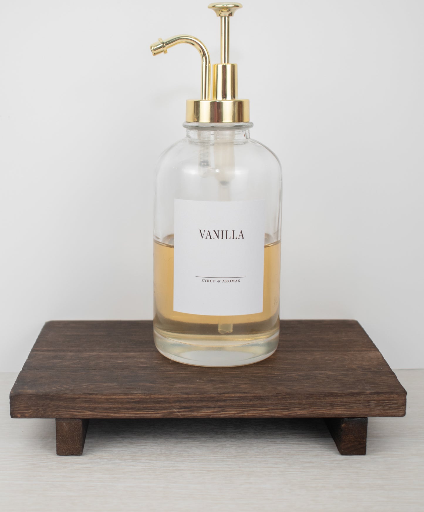 Distributeur de sirop - Or et argent