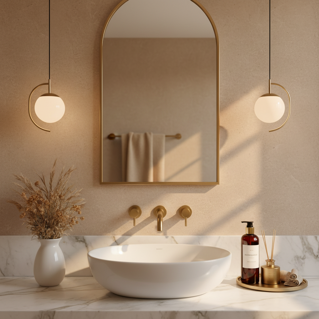 Bouteilles élégantes ambré - Design minimaliste