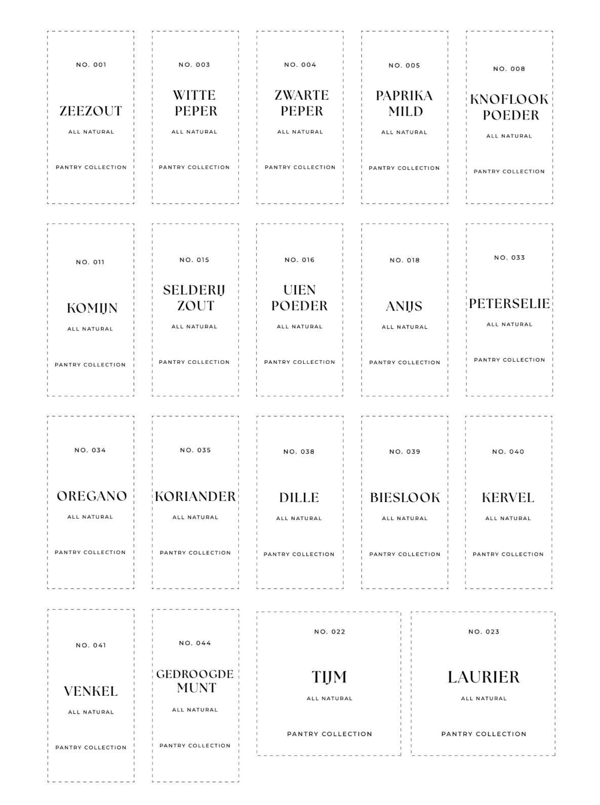 26 Remaining Spices - Advent Calendar Companion