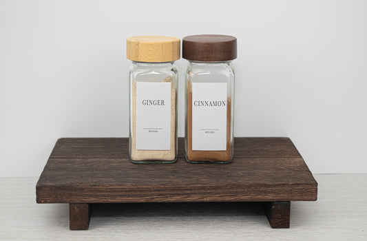 Acacia Wood Line - Spice Jars