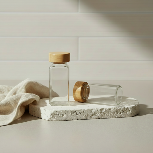 Bamboo Wood Line - Spice Jars